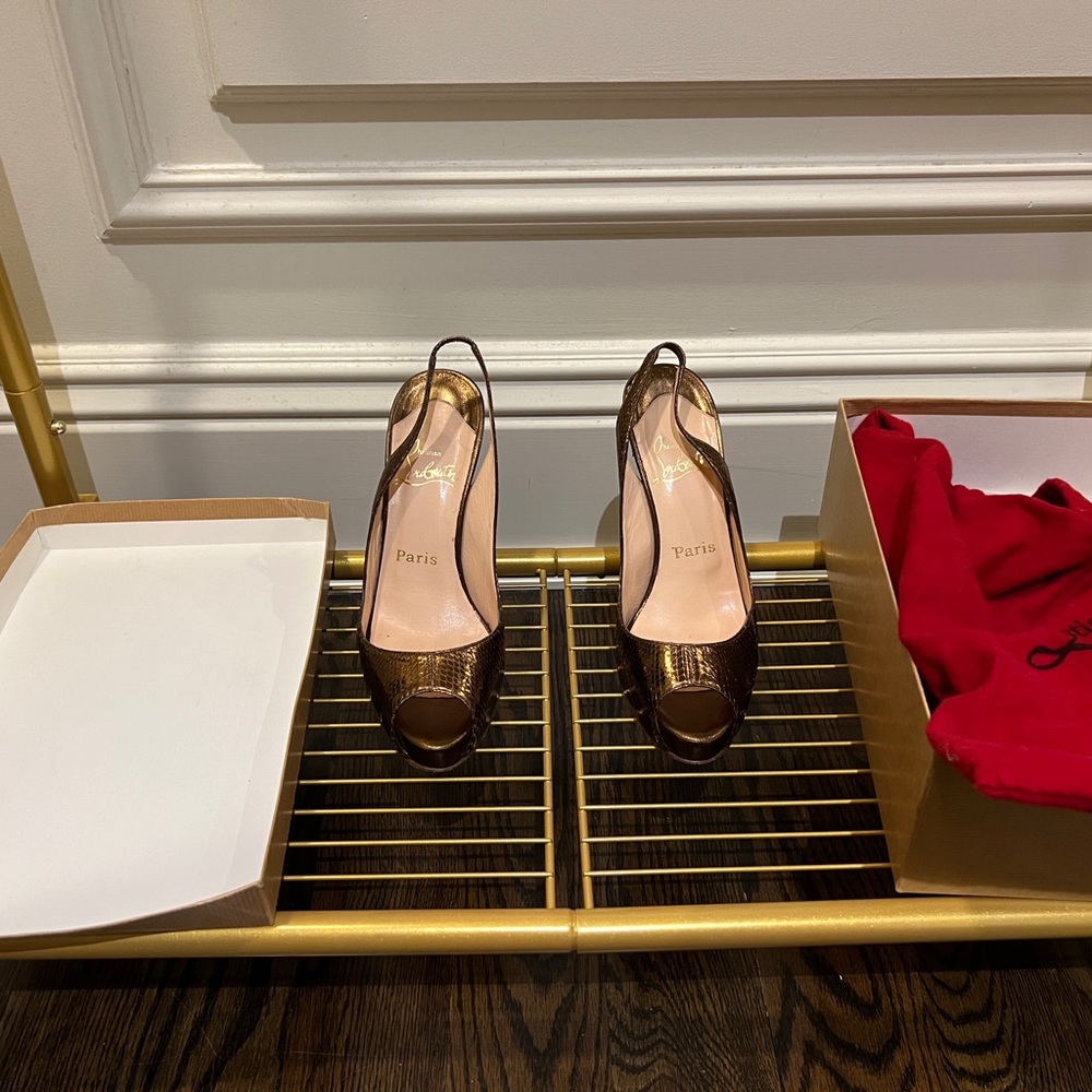 Christian Louboutin Shoes (Box and Bags Included)